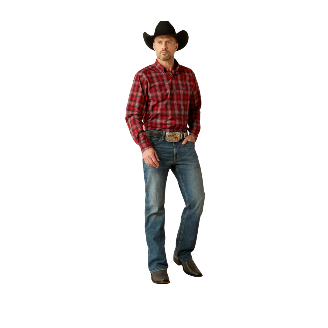 Ariat Men's Pro Jude Red Shirt