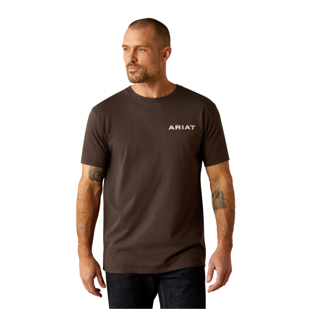 Ariat Men's Ambush Camo Vintage Black Shirt