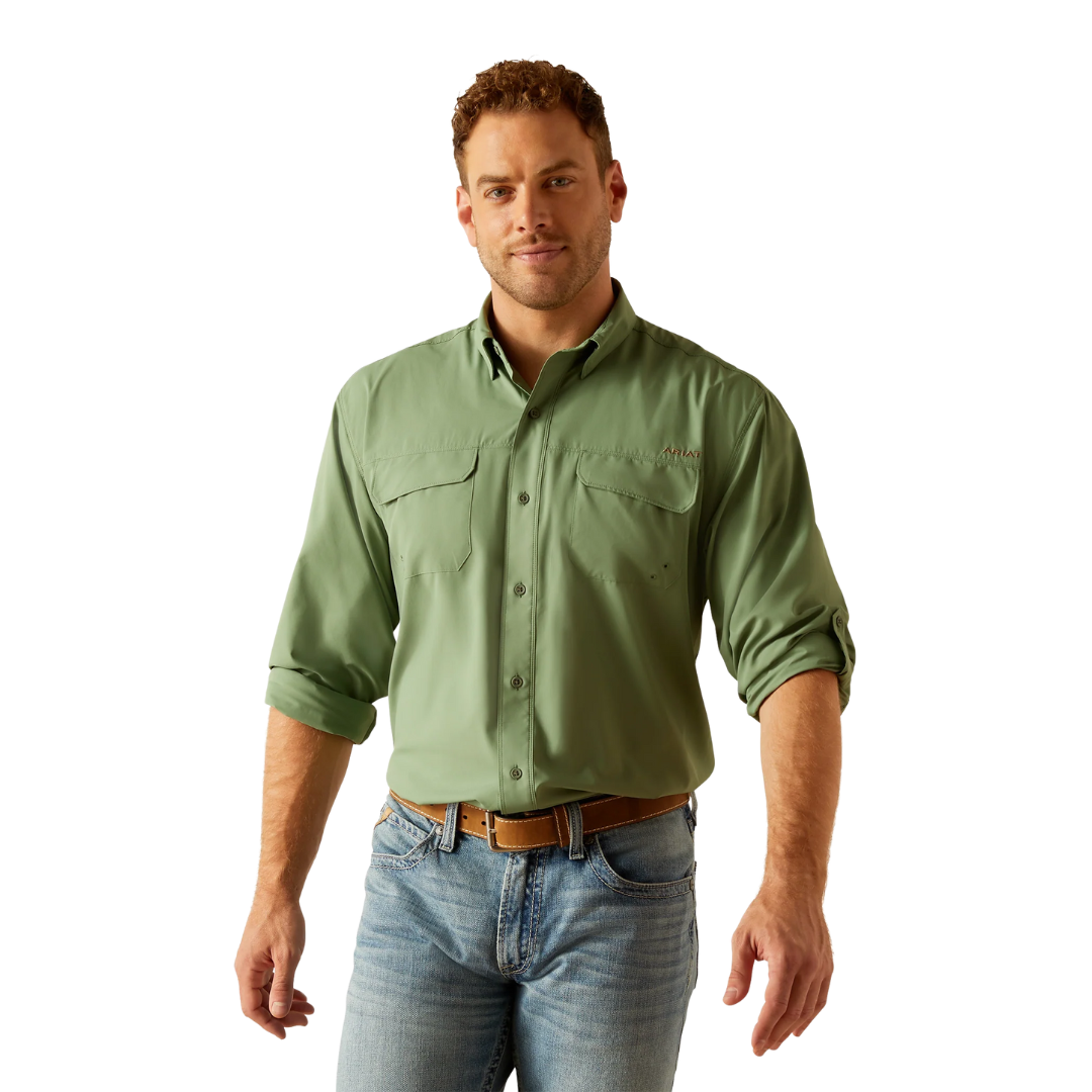 Ariat Men's Venttek Outbound Parsley Classic Green Shirt