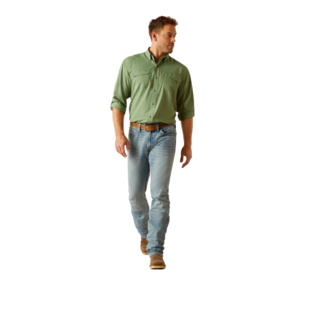 Ariat Men's Venttek Outbound Parsley Classic Green Shirt