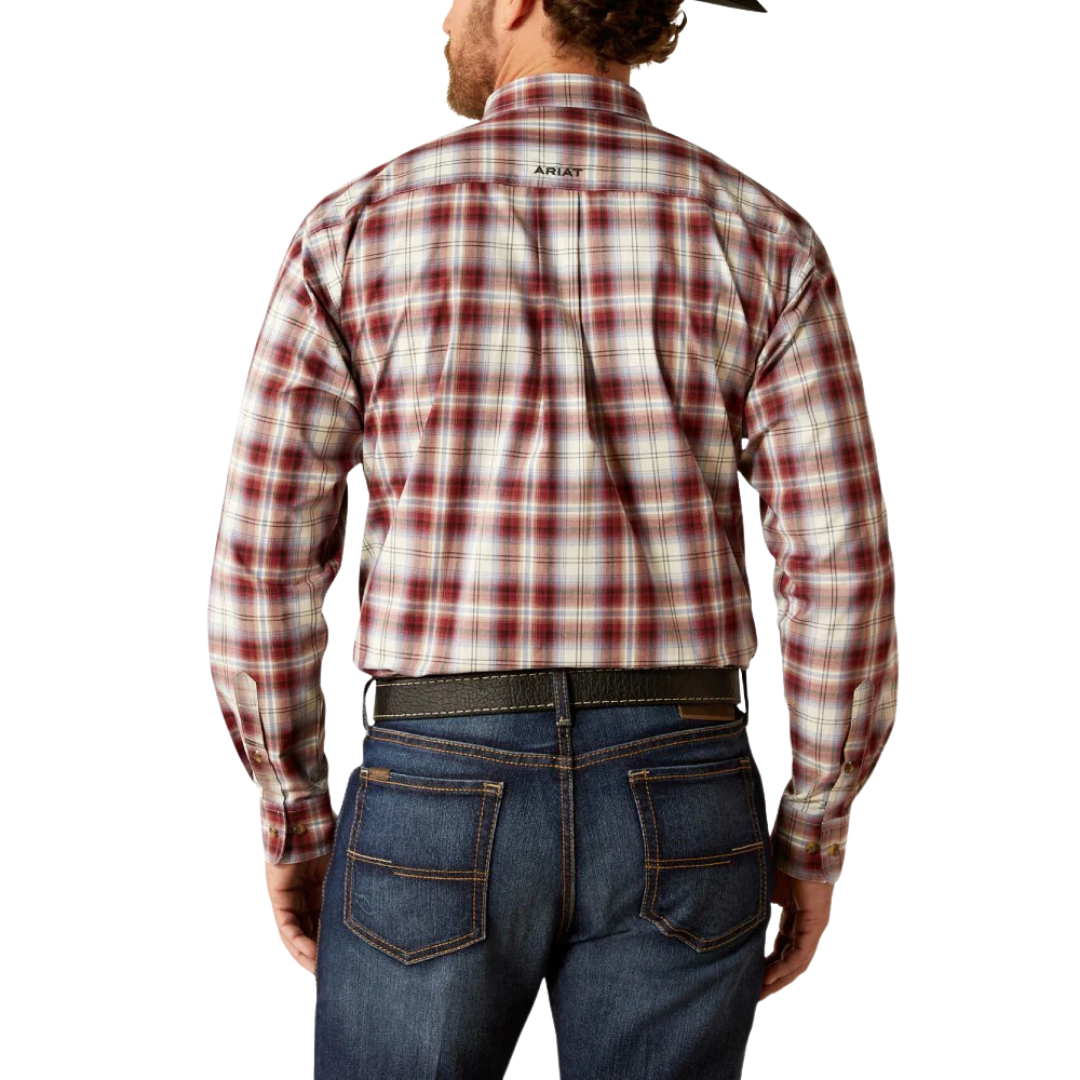Ariat Men's Oscar Plaid Red Shirt