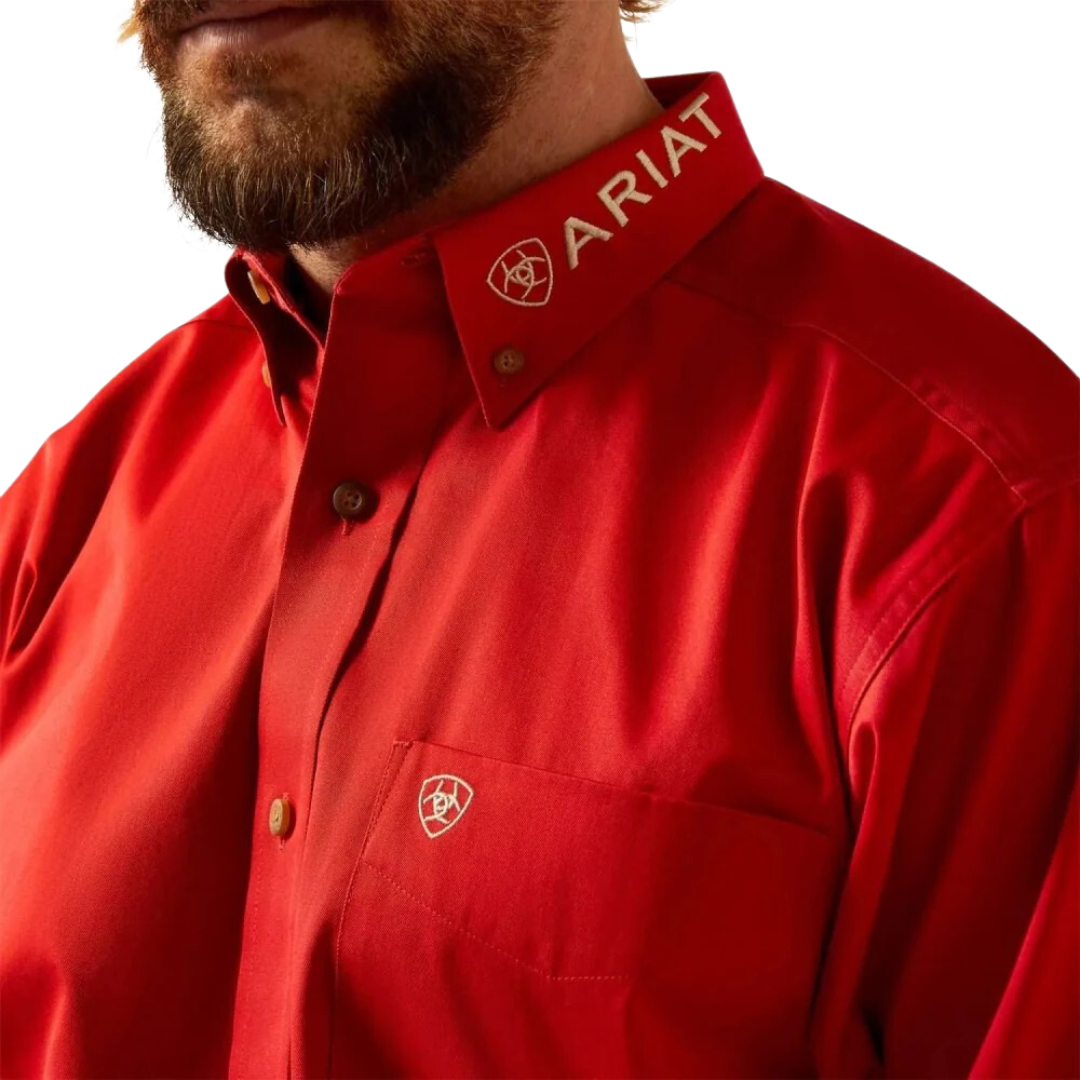 Ariat Men's Team Logo Red Shirt