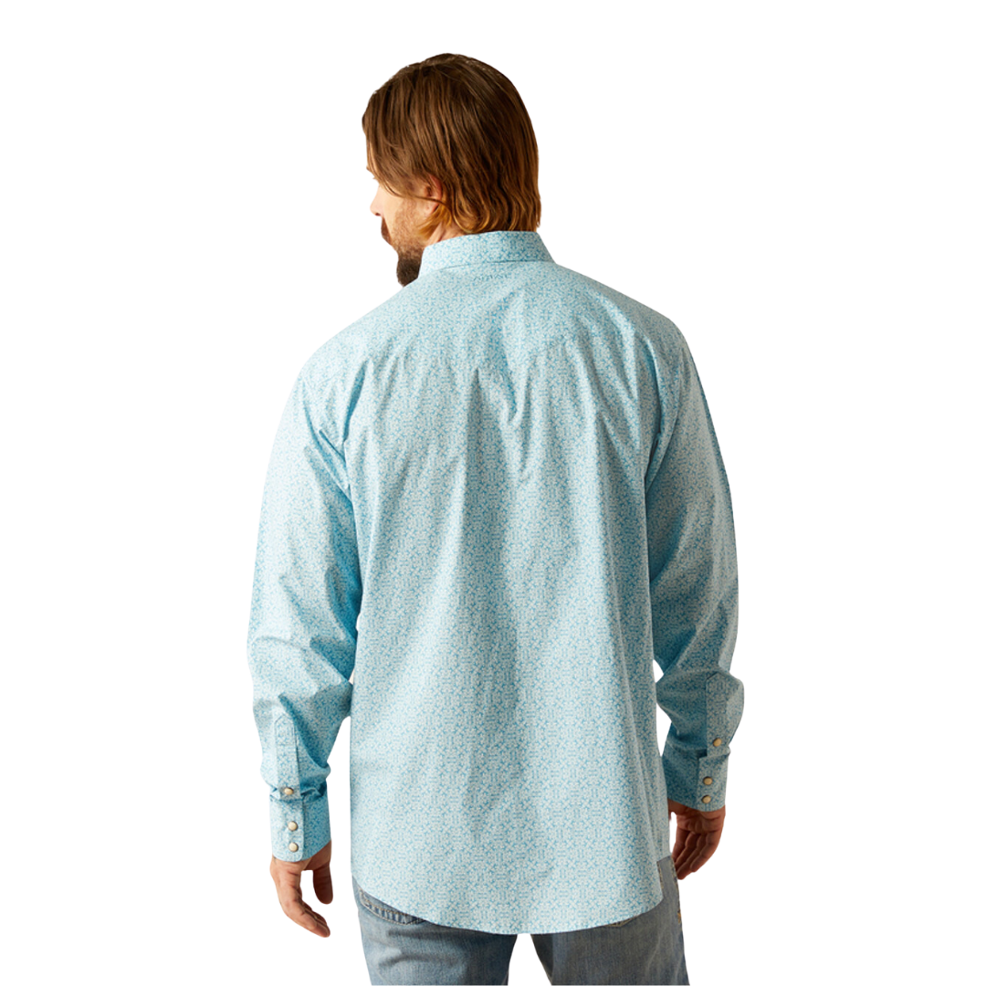 Ariat Men's Folke Classic Fit Turquoise Shirt