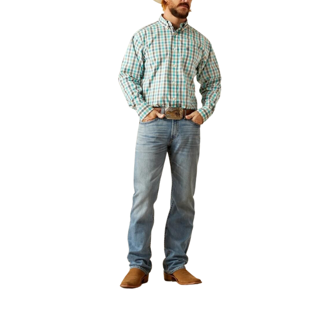 Ariat Men's Pro Series Johnathan Blue Shirt