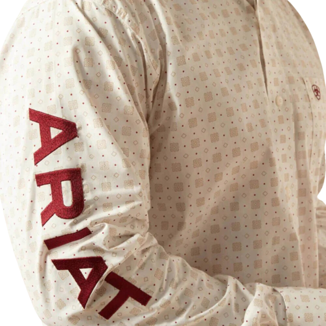 Ariat Men's Team King White Shirt