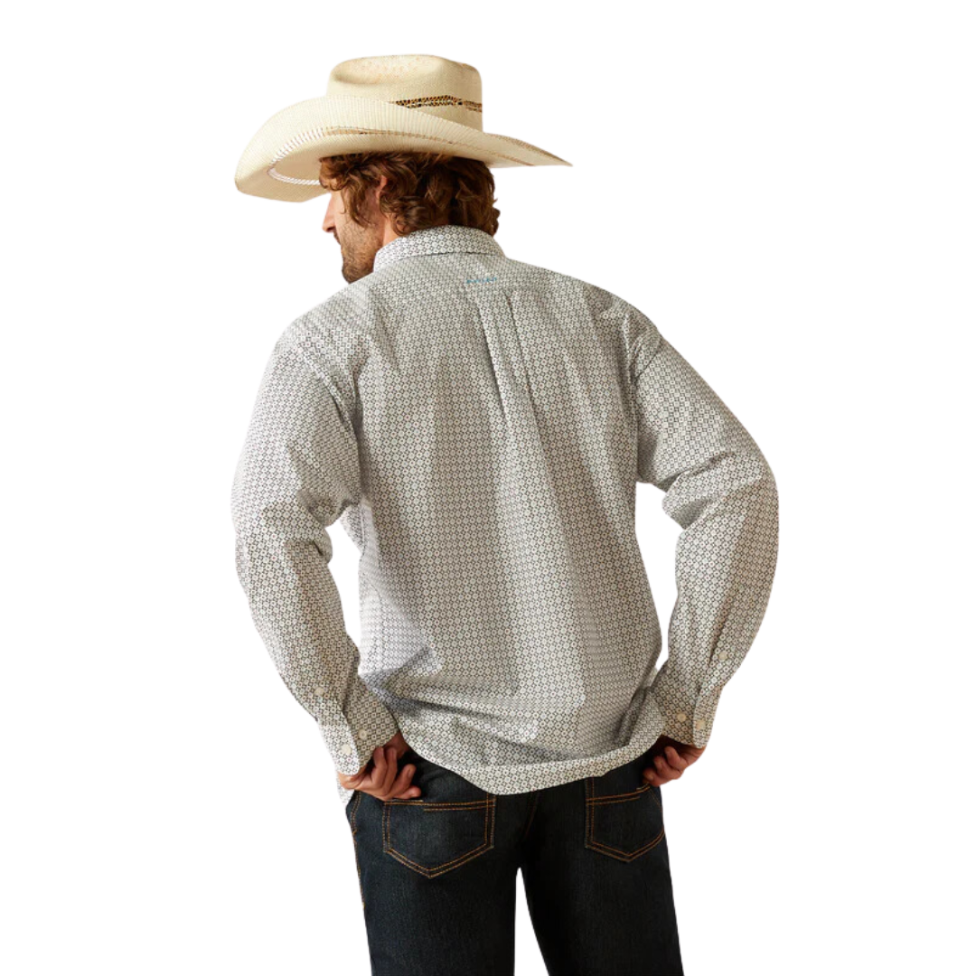 Ariat Men's Gaylor Classic Fit White Shirt