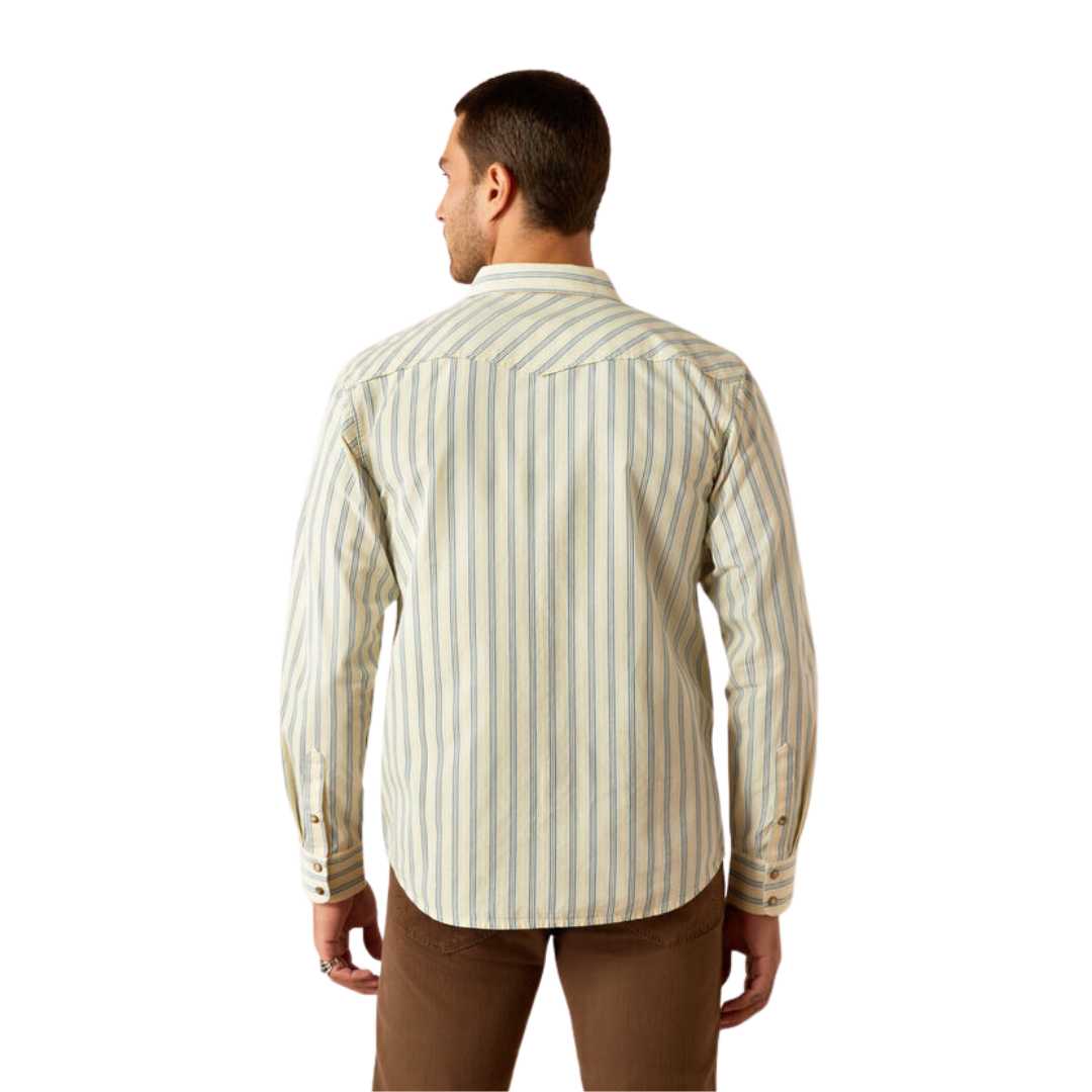 Ariat Men's Hanford Retro Fit Cream Shirt