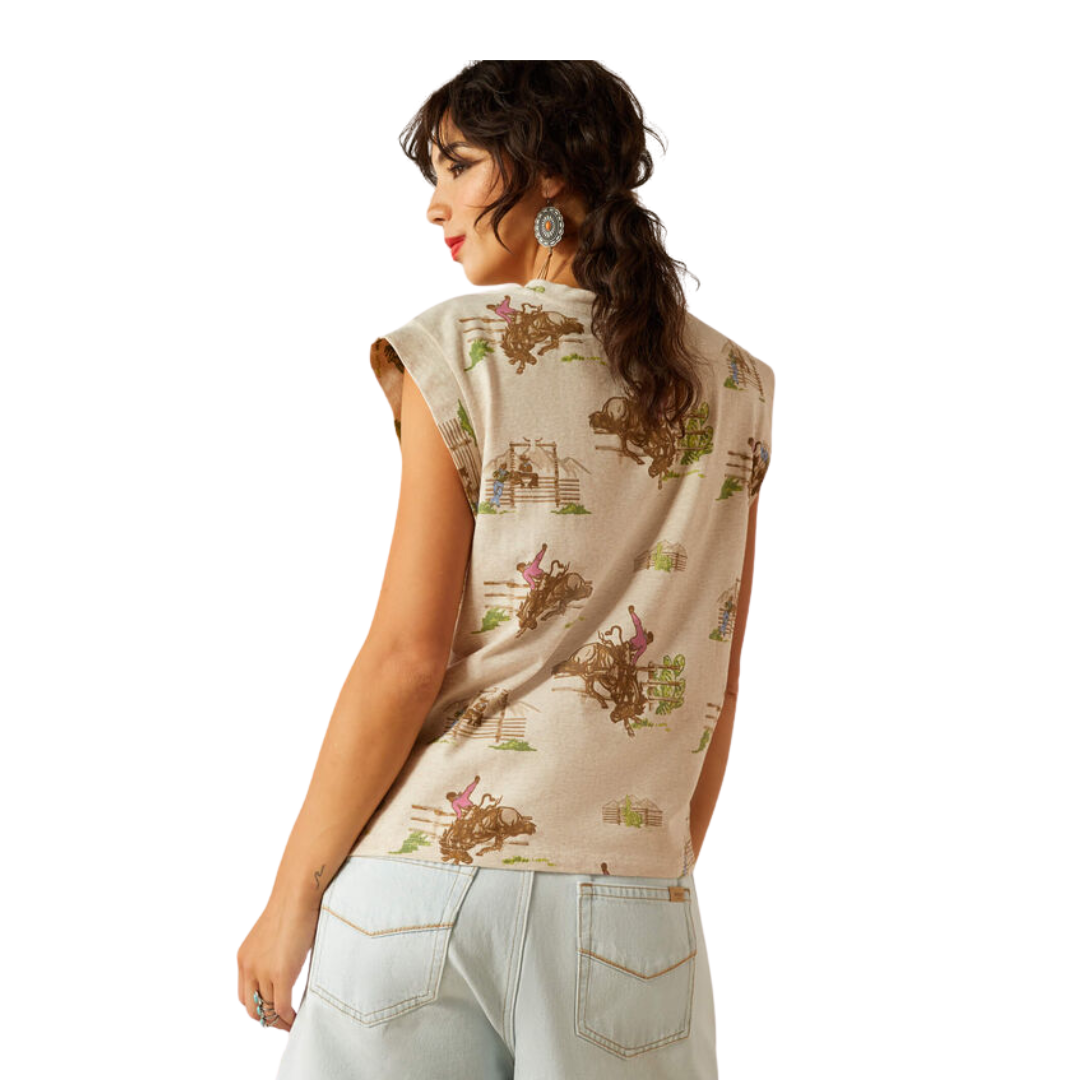 Ariat Women's Britney Round Up Print Tee Shirt