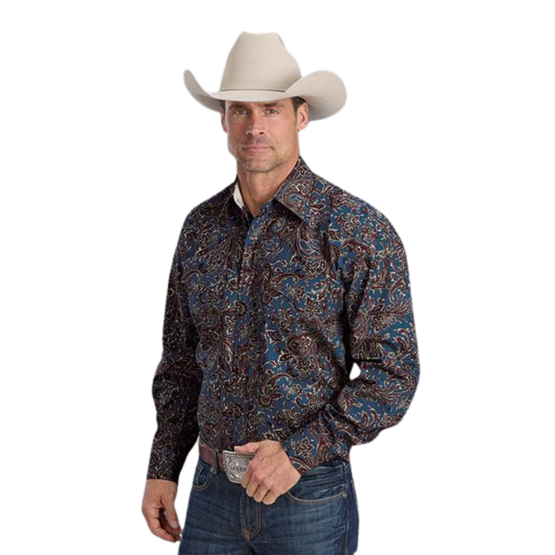 Stetson Men's Vintage Blue Paisley