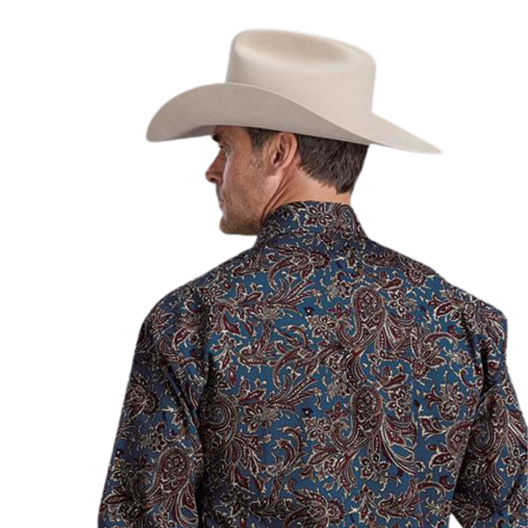 Stetson Men's Vintage Blue Paisley