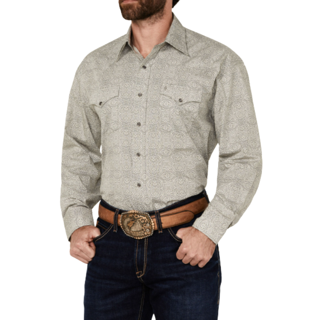 Stetson Men's Snap Sterling Med Shirt