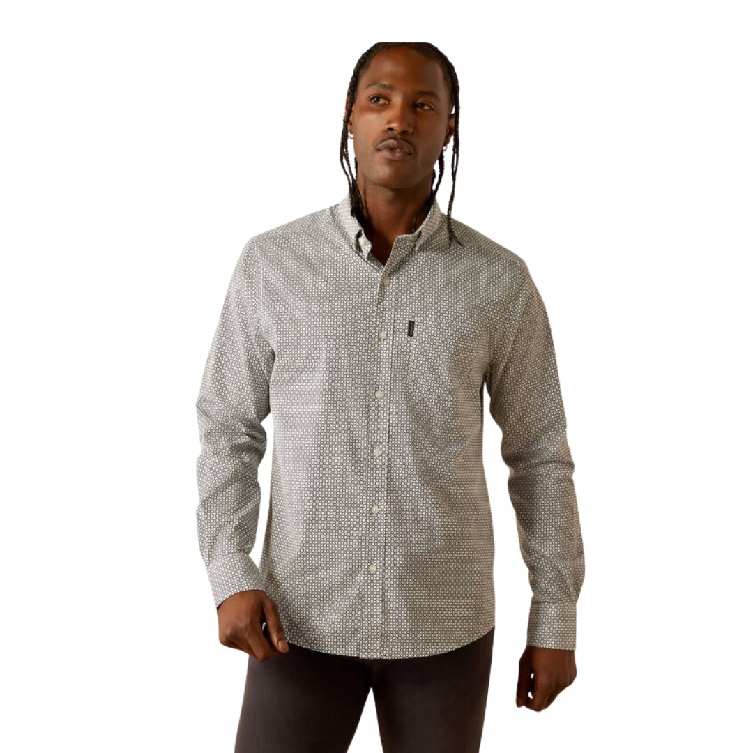 Ariat Men's Meyer Modern Fit White Shirt