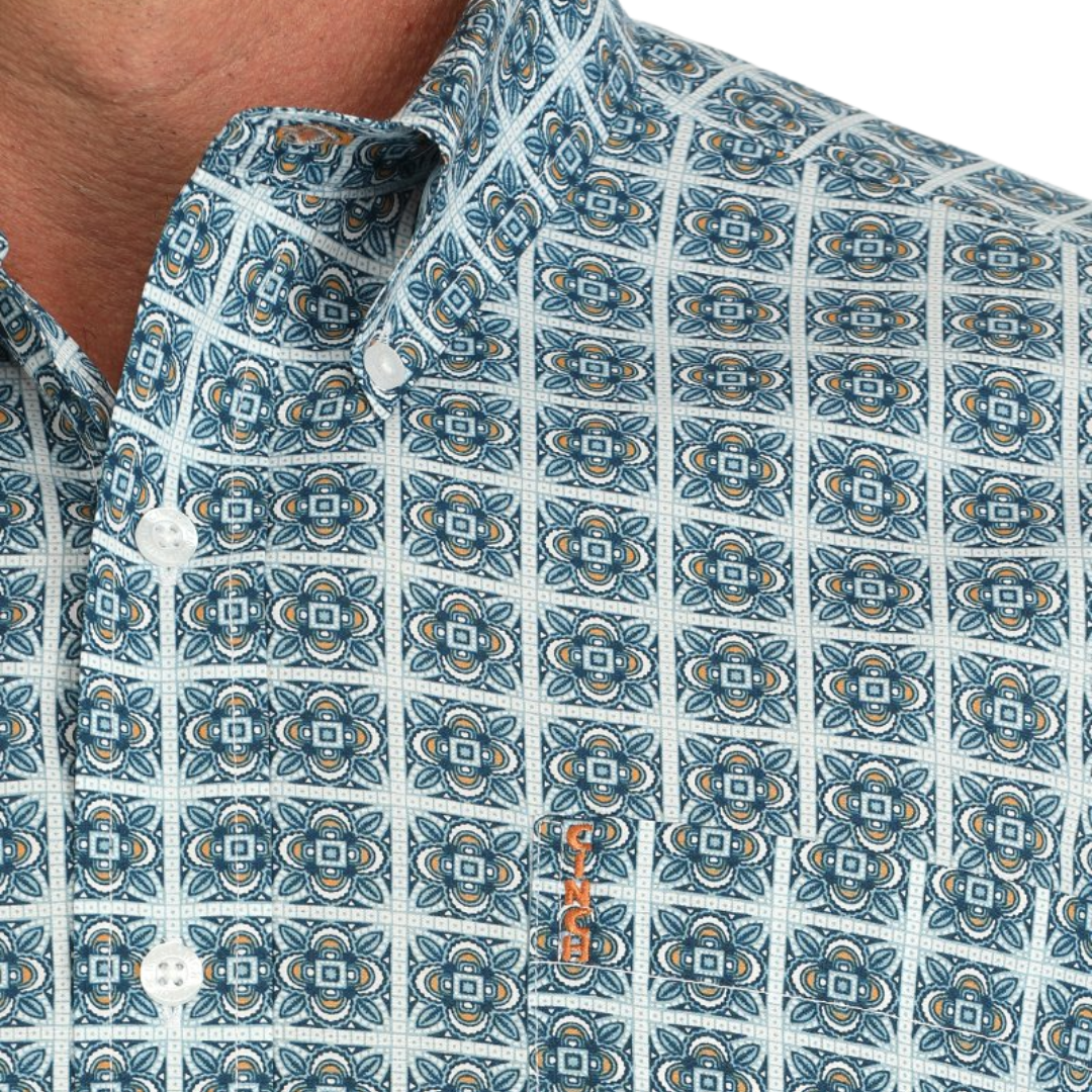 Cinch Men's Modern Fit Plaid Multicolor Shirt