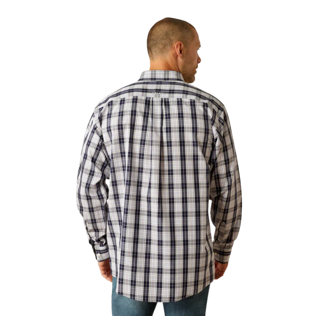 Ariat Men's Free Ocean Classic Fit Blue Shirt