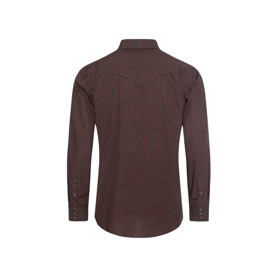 Avalon Men's Pearl Snap Print Shirt
