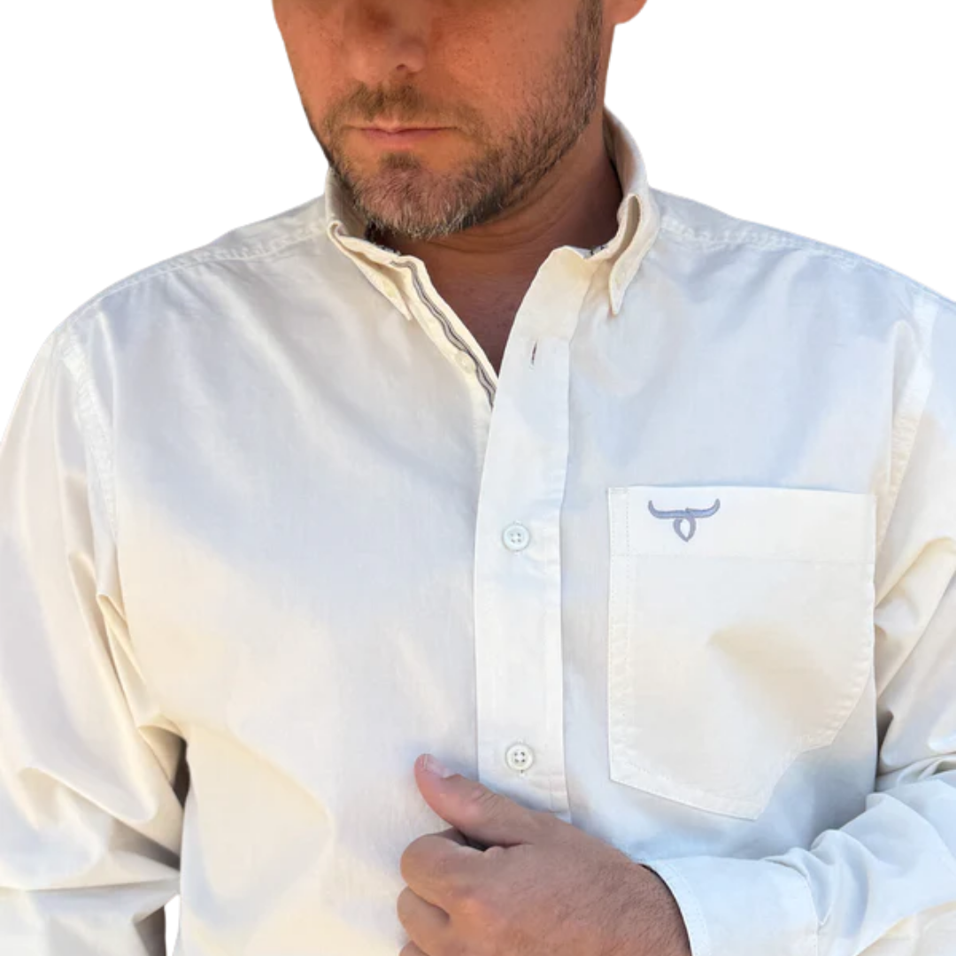 Drover Men's Signature Sidewinder Oatmeal Shirt - Big & Tall