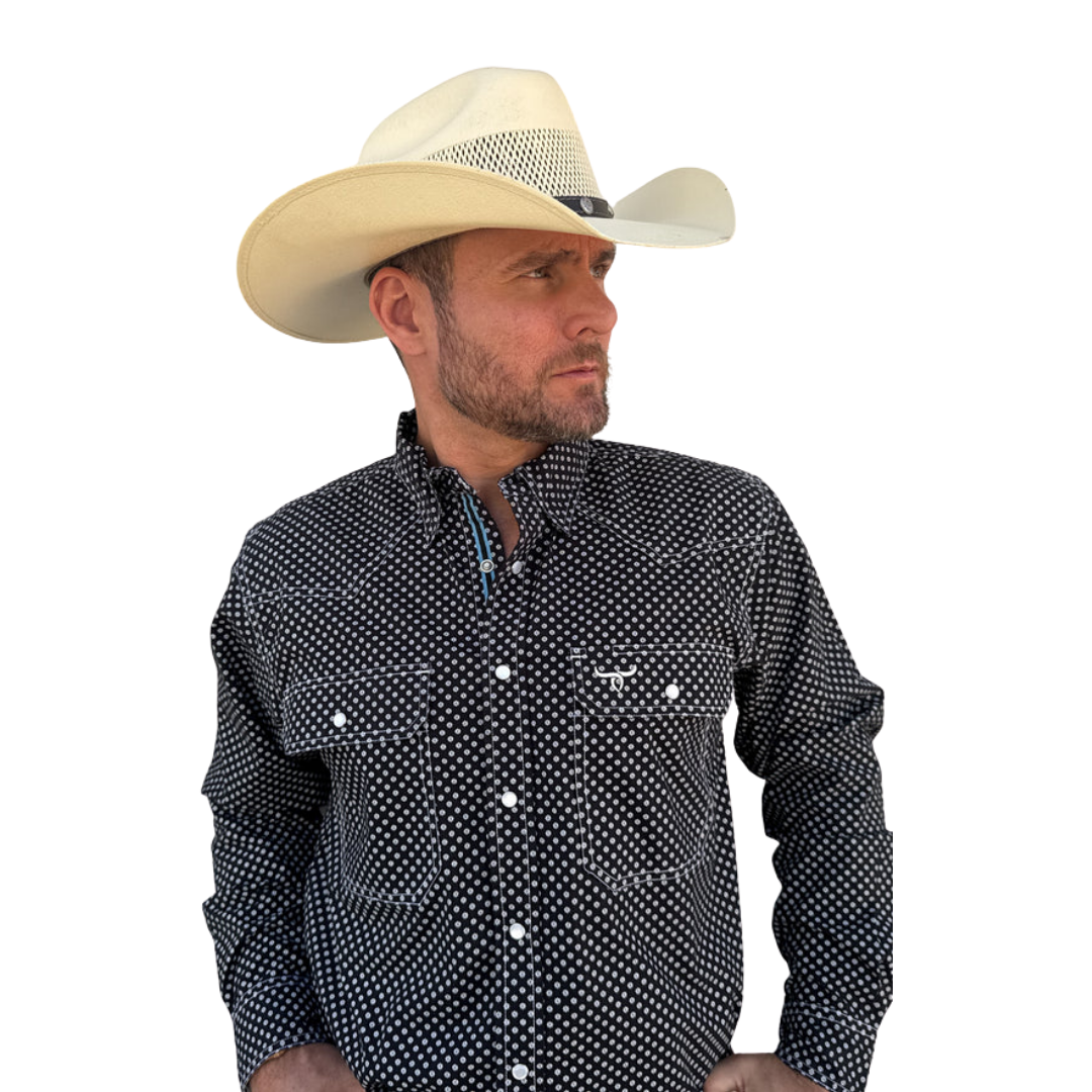 Drover Men's Signature Sidewinder Stampede Shirt - Big & Tall