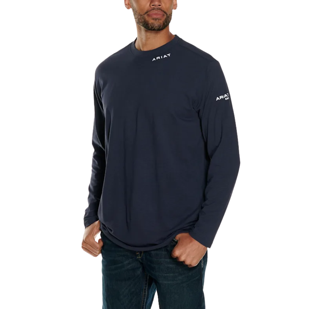 Ariat Men's Base Layer Navy Tee Shirt - Big & Tall