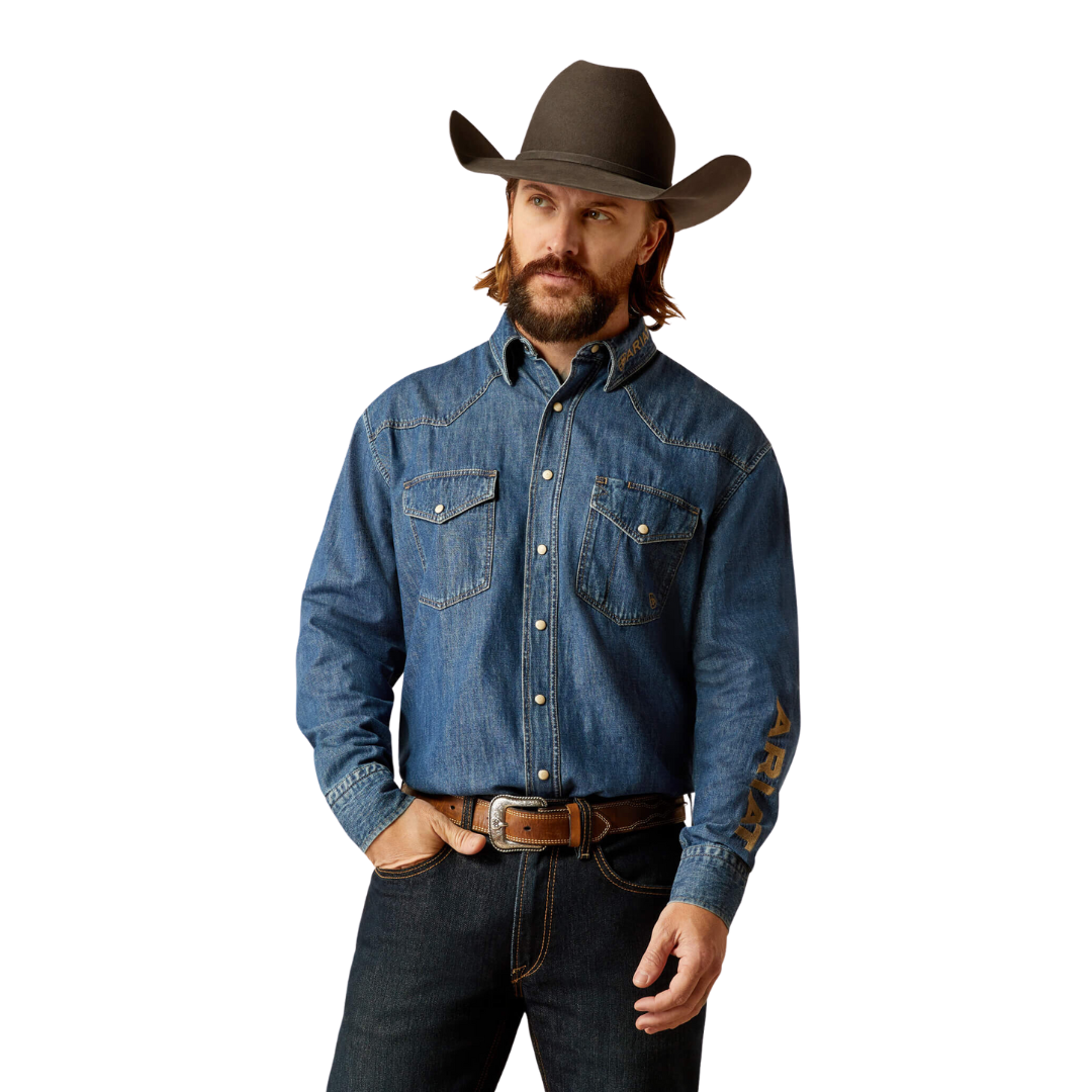 Ariat Men's Team Denim Jazz Shirt