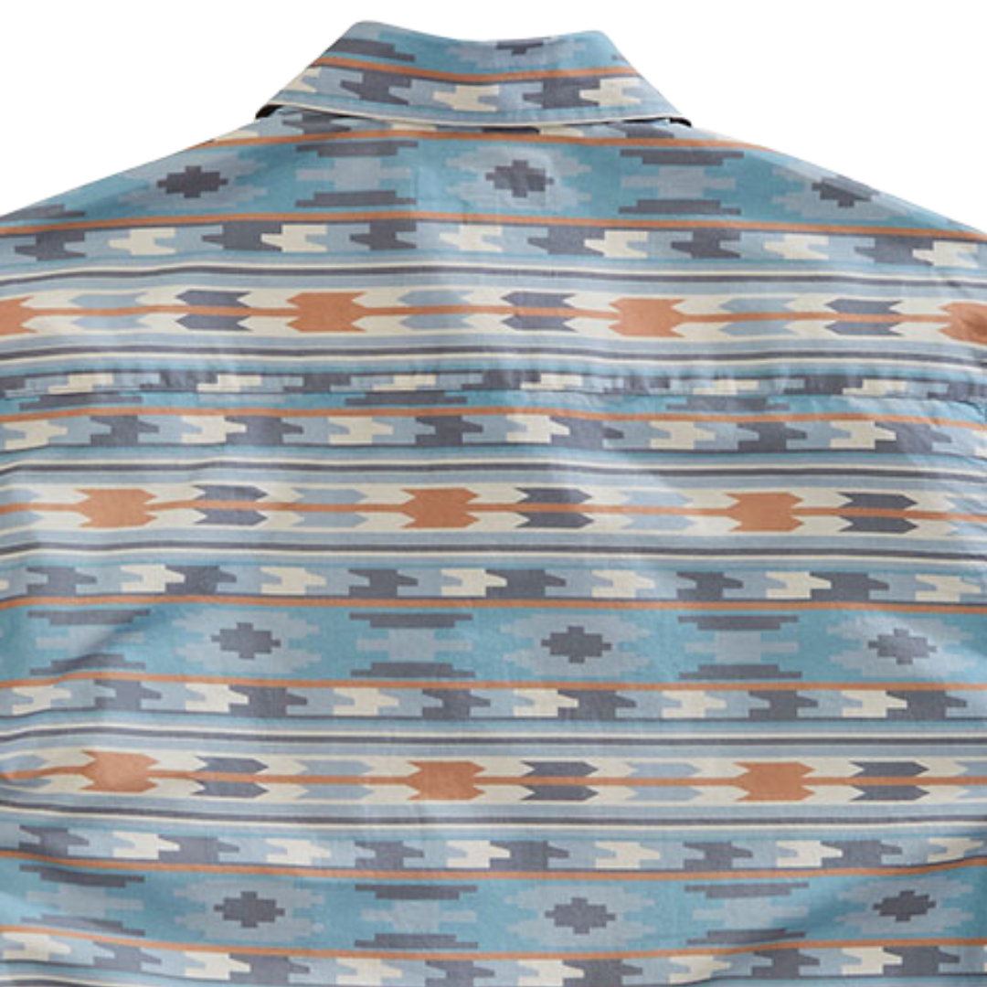Roper Men's Ghost Aztec Grey Shirt