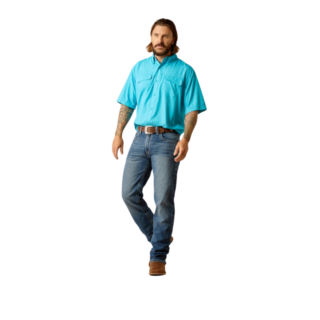 Ariat Men's VentTEK Outbound Turquoise Shirt