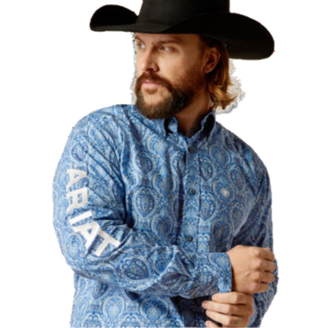 Ariat Men's Team Fitted Button Down Kellan Shirt