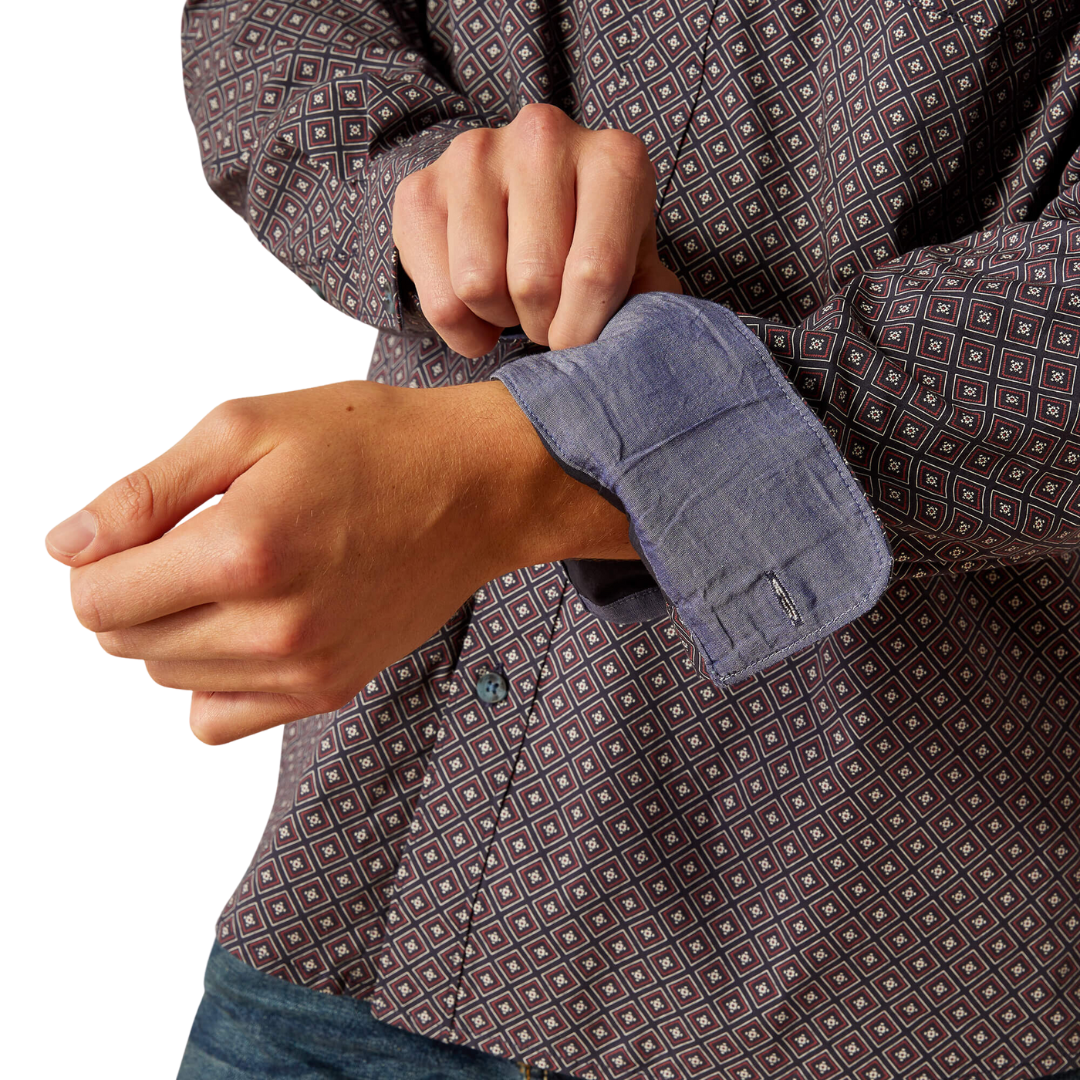 Ariat Men's Mattie Modern Fit Parisian Night Shirt