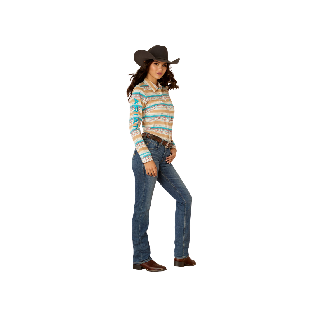 Ariat Men's Rider Fitted Light Blue Shirt