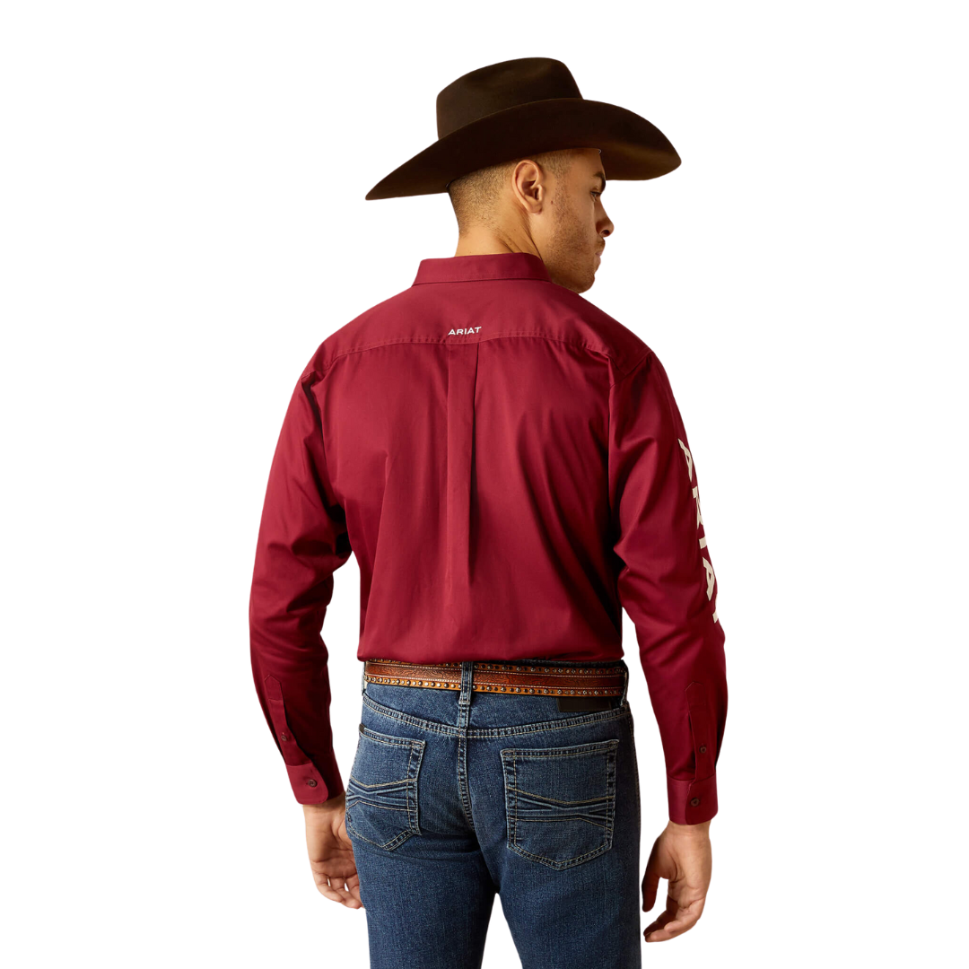 Ariat Men's Rider Fitted Light Blue Shirt