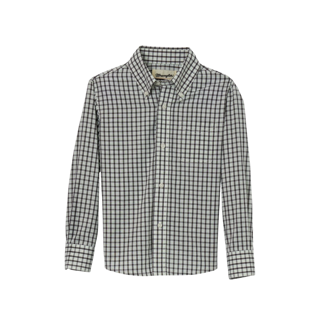 Wrangler Youth Boy's Riata Plaid Multicolor Shirt