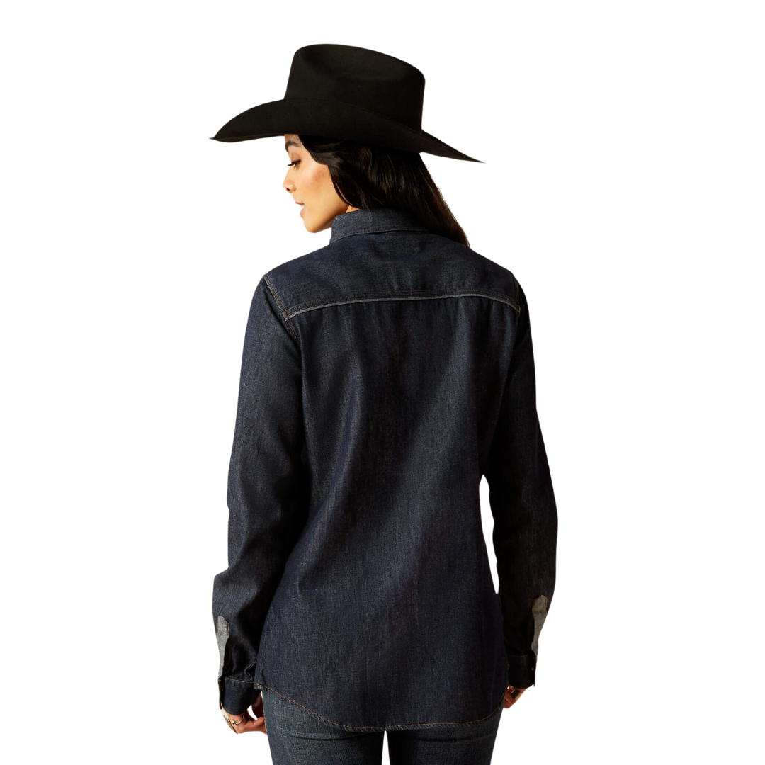 Ariat Men's Rider Fitted Light Blue Shirt