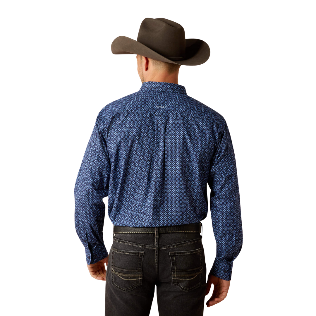 Ariat Men's Talon Classic Fit Dark Blue Shirt