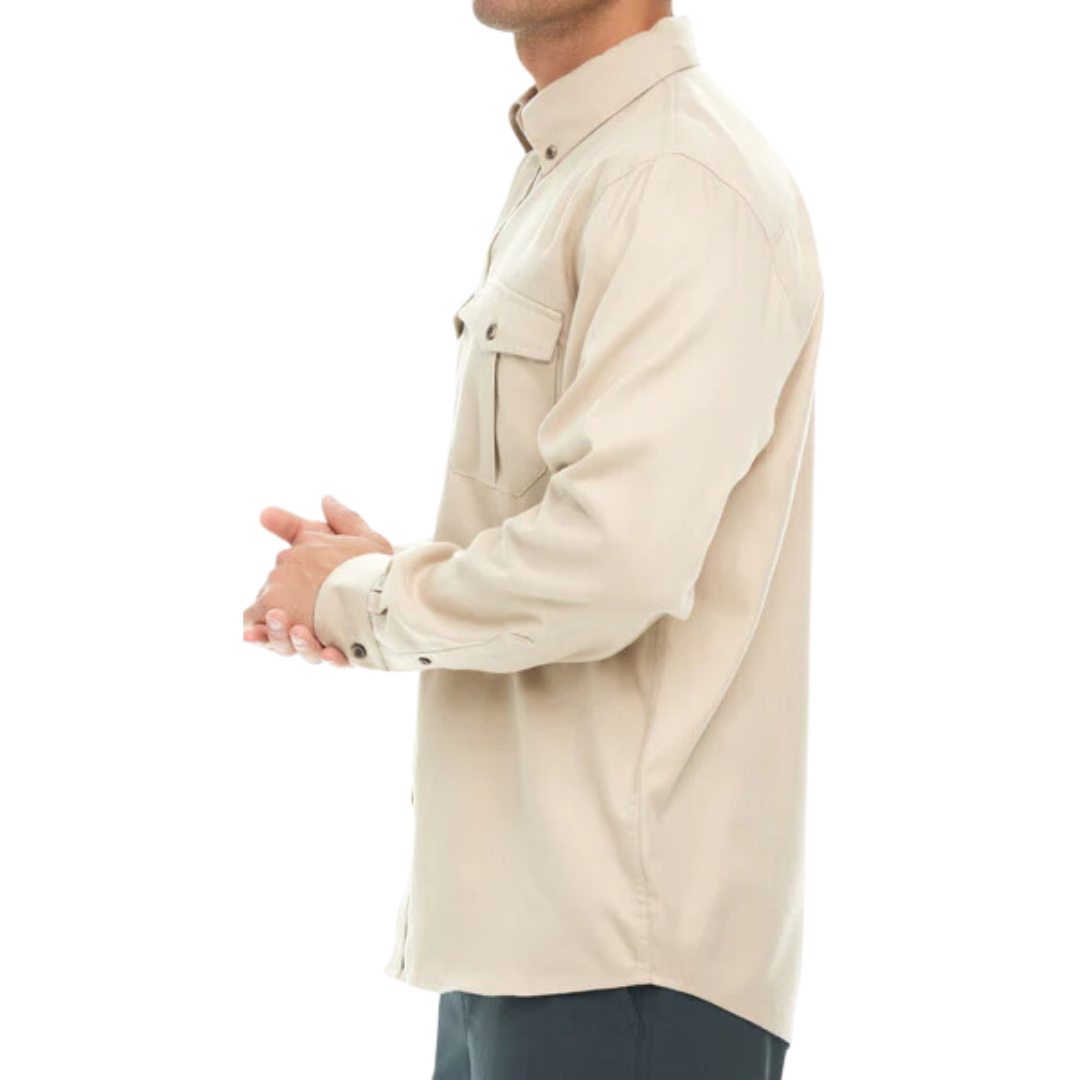 Gameguard Men's Long Sleeve Clay Flannel Shirt