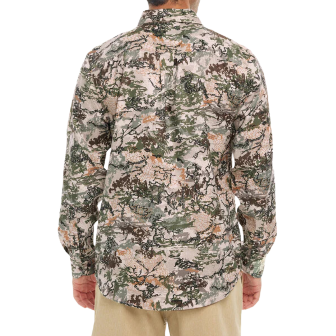 Gameguard Men's Long Sleeve Digital Flannel Shirt