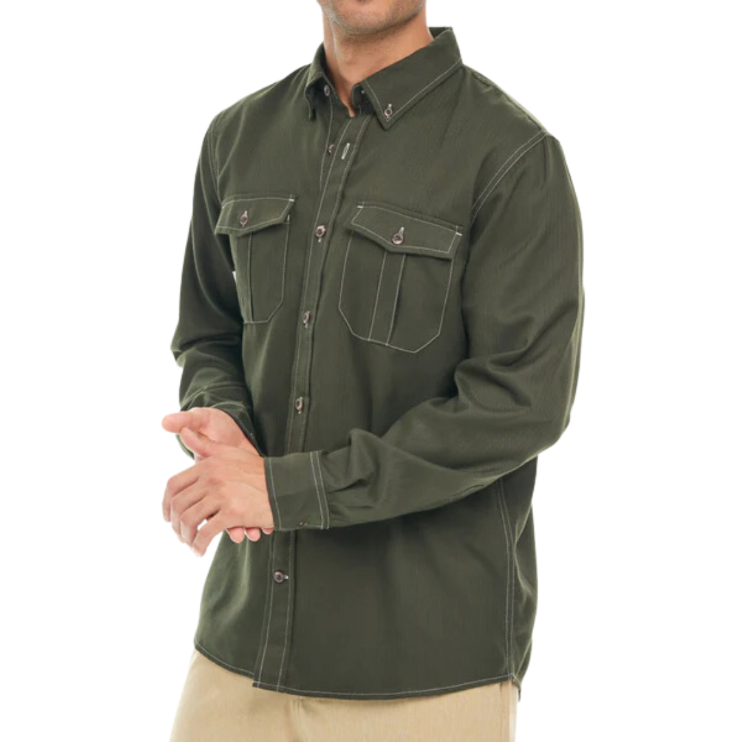 Gameguard Men's Long Sleeve Juniper Flannel Shirt