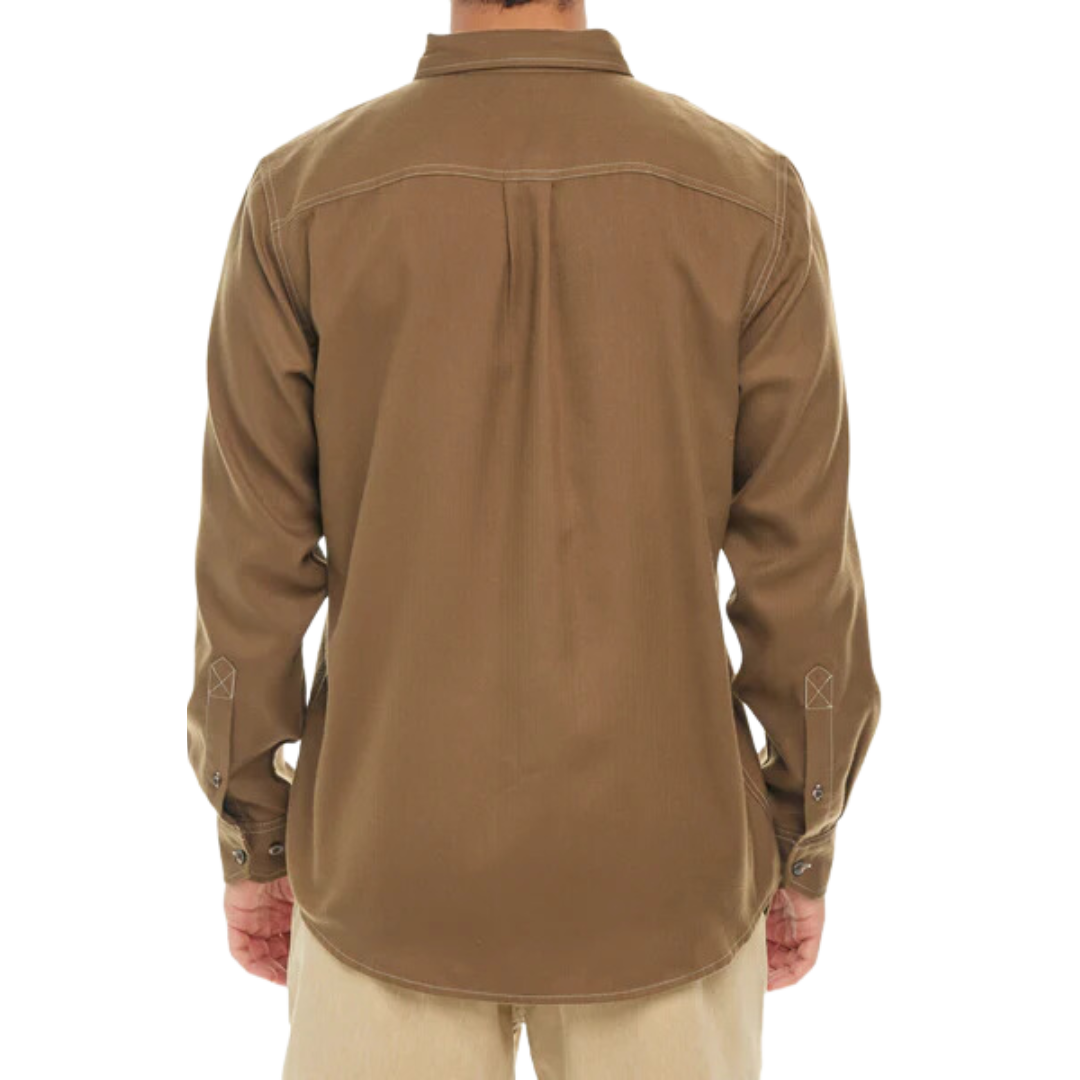 Gameguard Men's Long Sleeve Whiskey Flannel Shirt