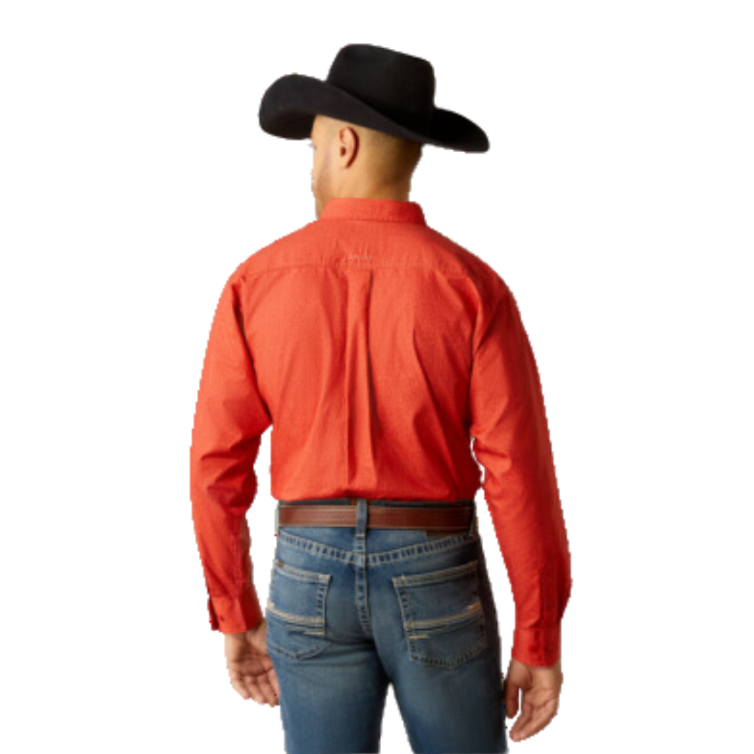 Ariat Men's Rider Fitted Light Blue Shirt