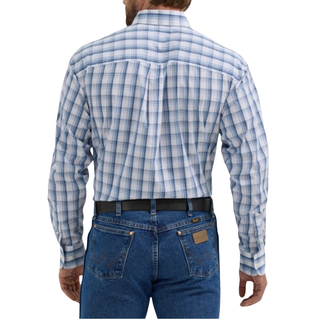 Wrangler Men's Classics Blue Shirt