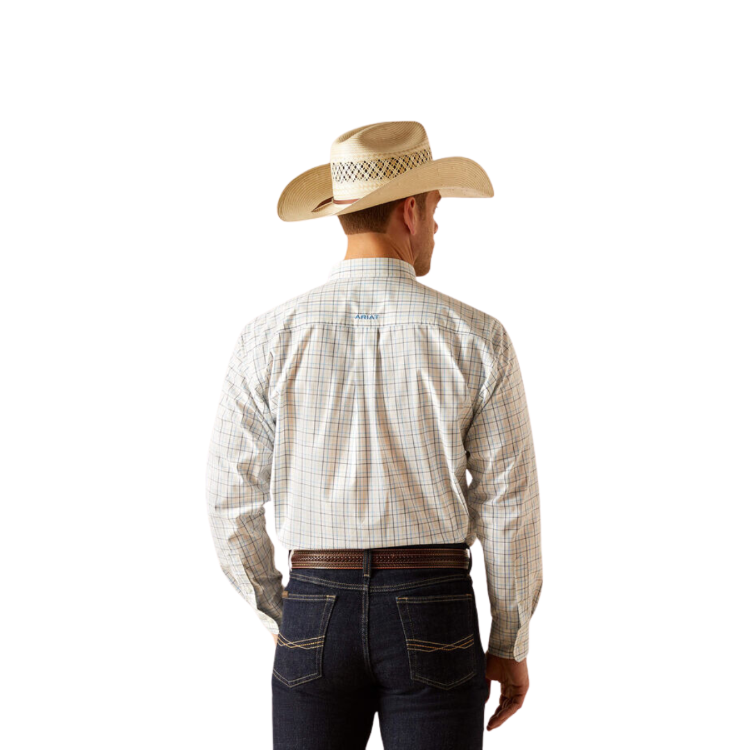 Ariat Men's Pro Series Ronnie Classic Fit White Shirt