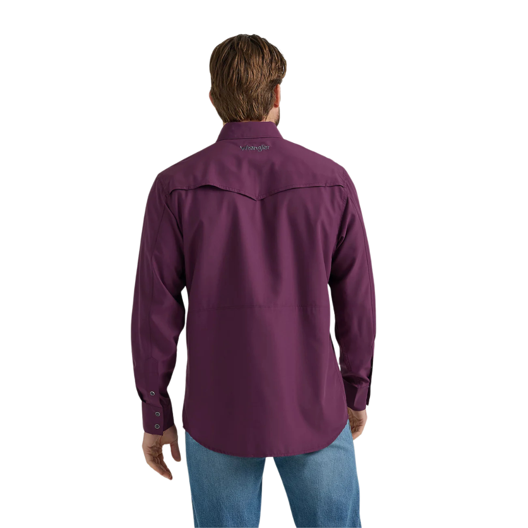 Wrangler Men's Performance Purple Shirt