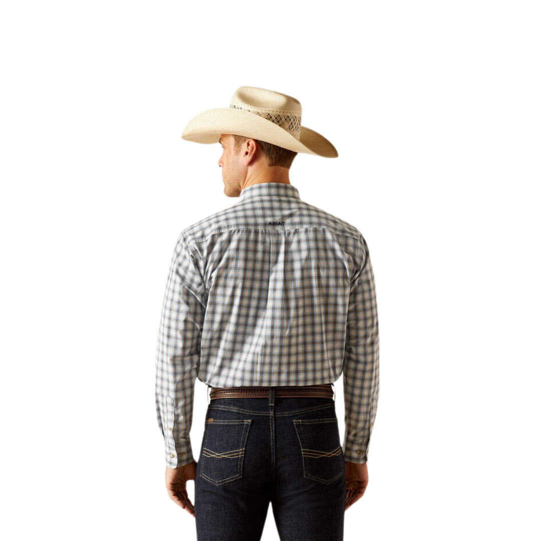 Ariat Men's Pro Series Rodney Classic Fit Blue Shirt