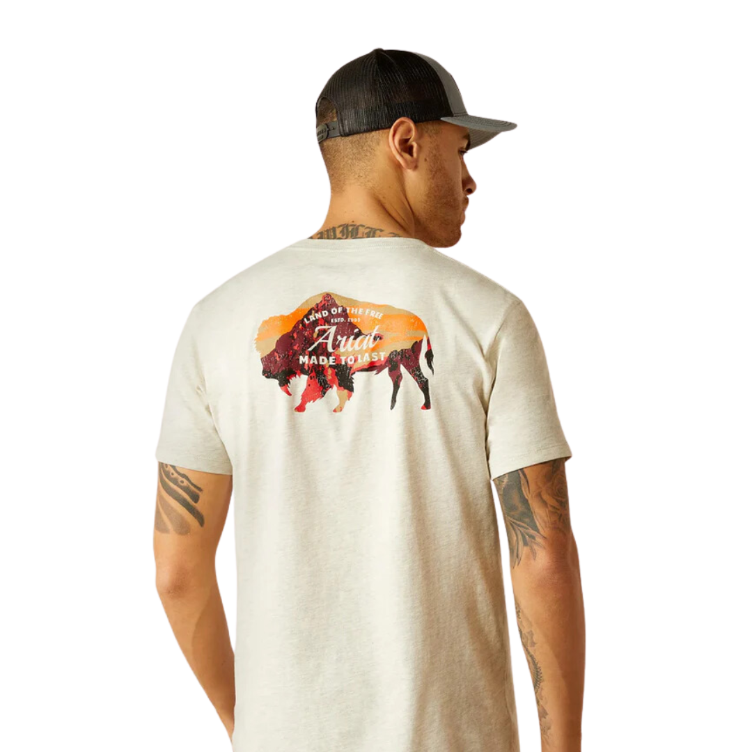 Ariat Men's Bison Landscape Tee Shirt