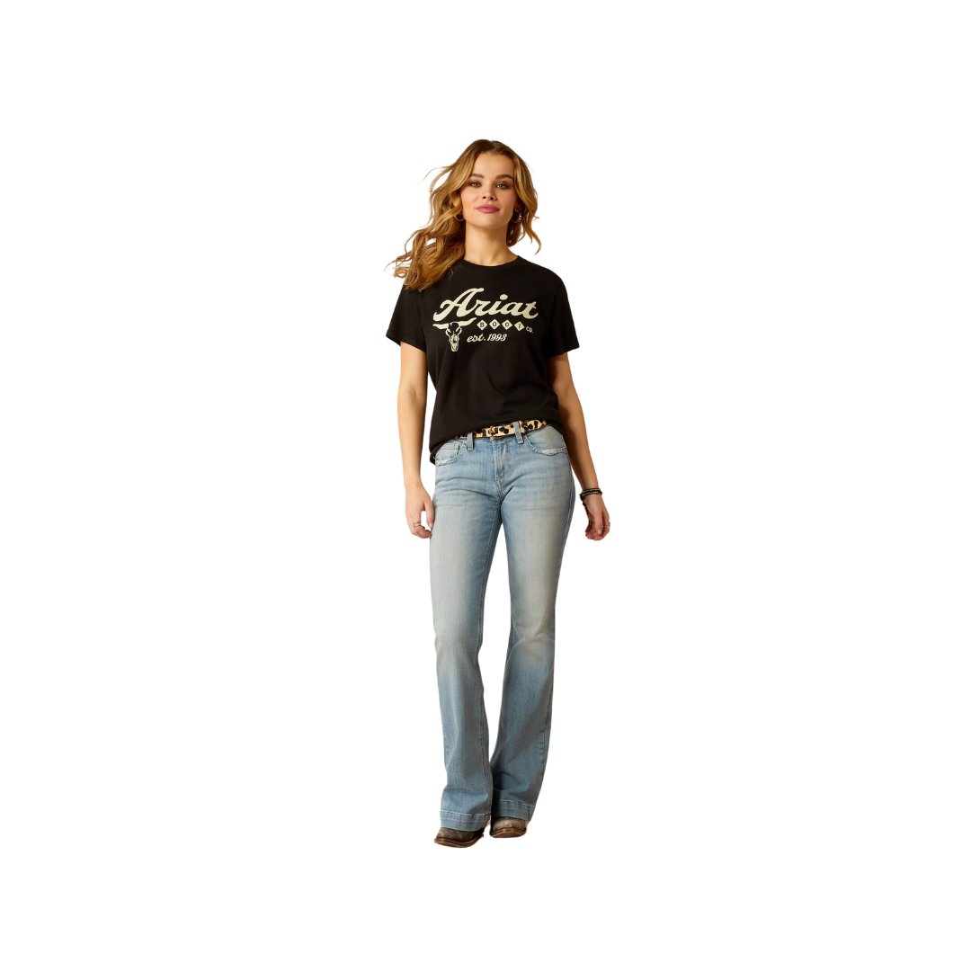 Ariat Women's Established Boot Co Black Tee Shirt