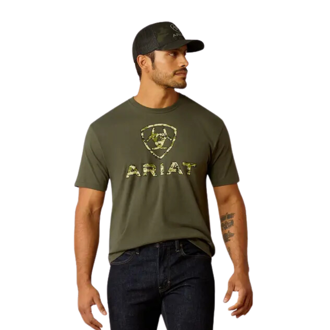 Ariat Men's Liberty Usa Digi Graphic Camo Tee Shirt