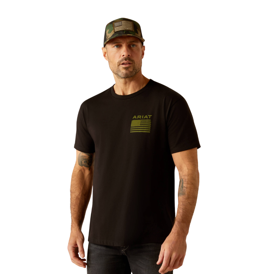 Ariat Men's Freedom Black Tee Shirt