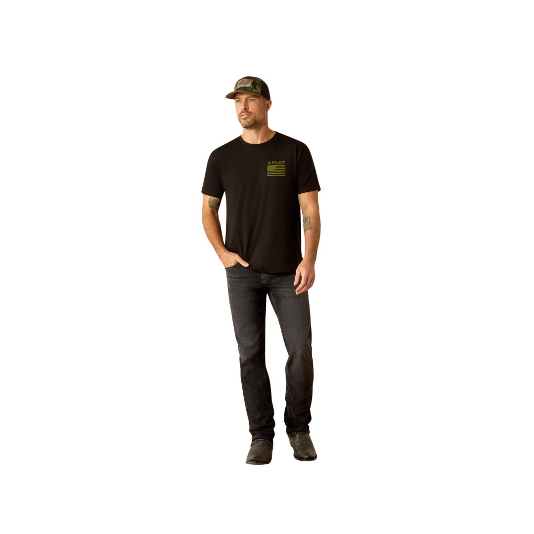 Ariat Men's Freedom Black Tee Shirt