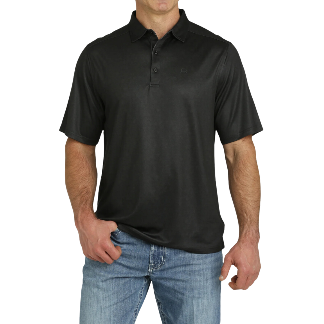 Cinch Men's Arenaflex Black Polo Shirt
