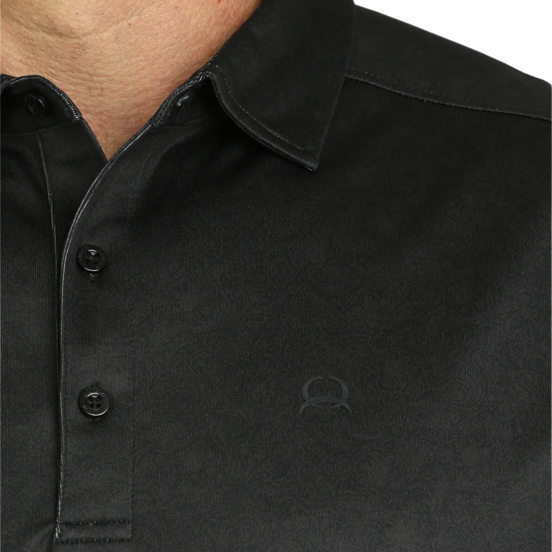 Cinch Men's Arenaflex Black Polo Shirt