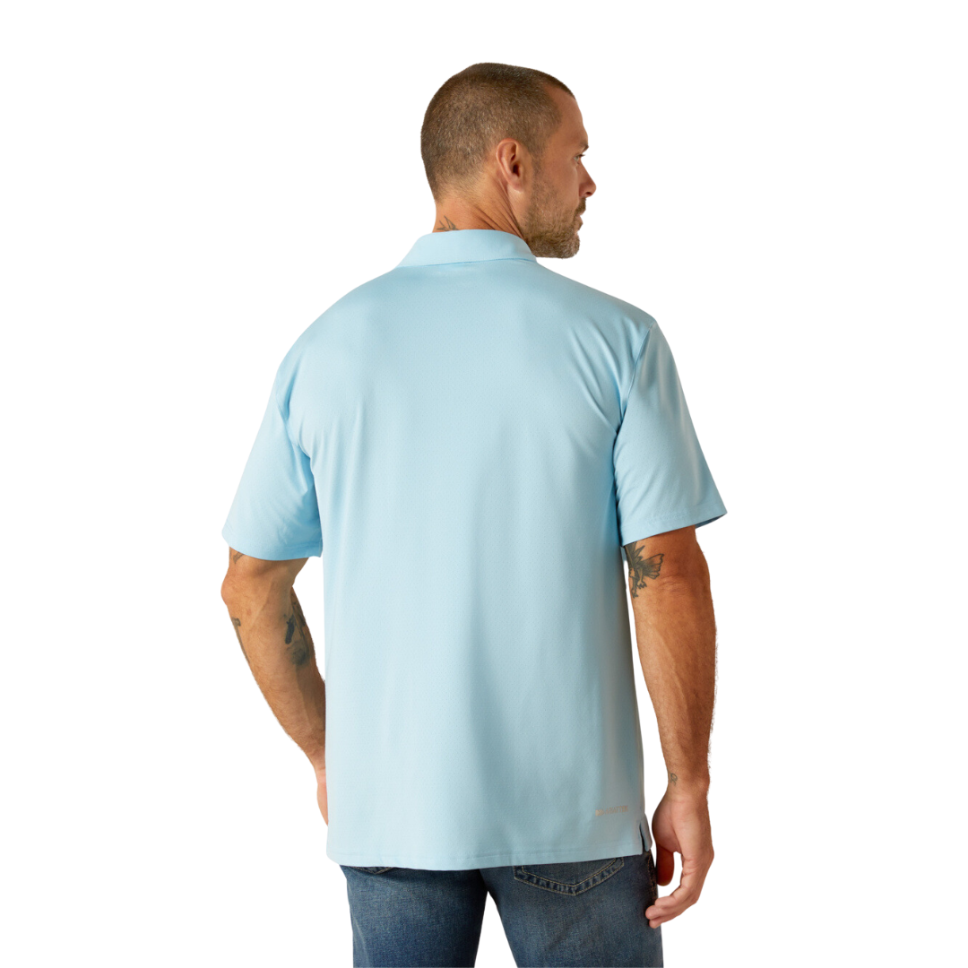 Ariat Men's 360 Airflow Polo Sheltering Sky Shirt