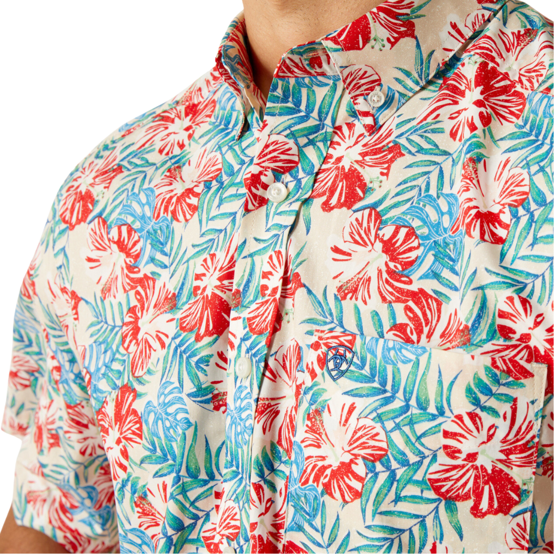 Ariat Men's Dillan Beacon Red Shirt